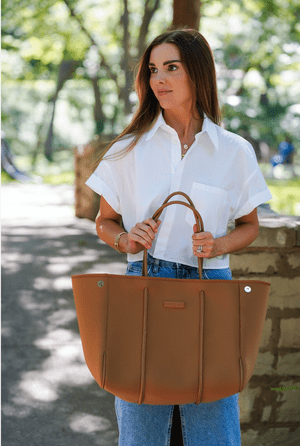 Parker Tote in Camel — Parker & Hyde